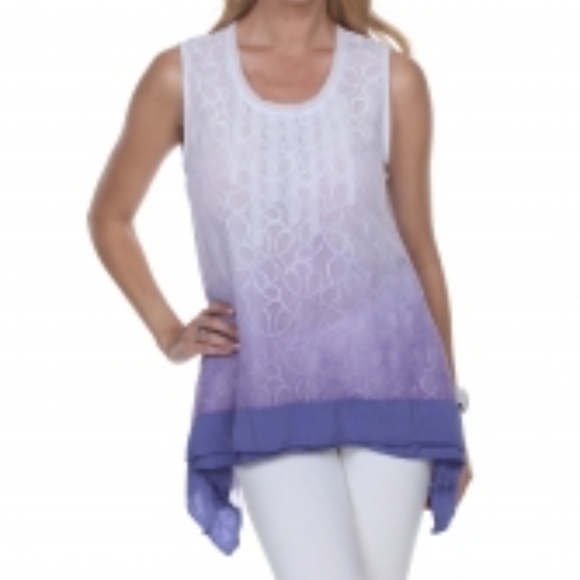 GIZEL Tops - NWT GIZEL BOUTIQUE LACE OMBRE TUNIC TOP GIZEL Tops - NWT GIZEL BOUTIQUE LACE OMBRE TUNIC TOP